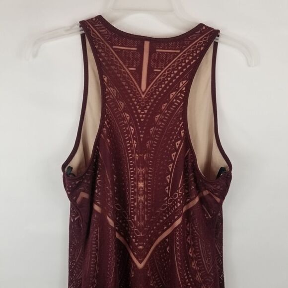 MOSSIMO LINED BURGANDY DRESS. SZ M. - Picture 11 of 16